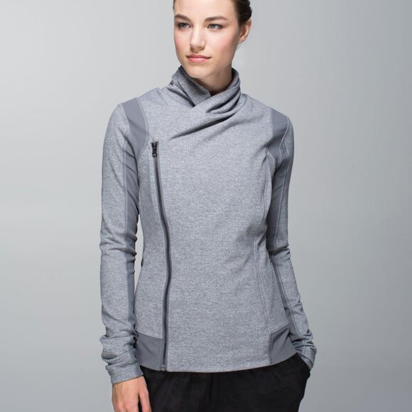 lululemon athletica Jackets & Blazers - Lululemon Women's Bhakti Yoga Jacket - Grey